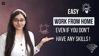 5 Easy Work From Home Jobs in 2023💸| Part-Time Jobs to Make Money Online| No Experience Required