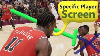 How to pick who screens in 2k23?