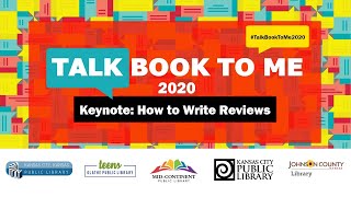 Talk Book to Me - Writing Book Reviews