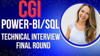 live :- 0017 CGI Power-BI/ SQL Technical Interview Final Round #powerbi #sql #datavisualization