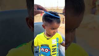 Innocent Baby Getting Perfect Haircut