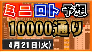 【ミニロト】10000通り表示動画