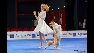 Dog Dancing World Championship 2022, Anastasiia Beaumont and border collie Yuki
