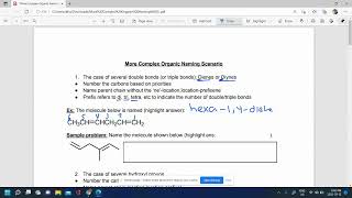 Naming Dienes