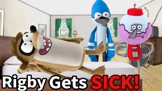 Regular Show Plush: Rigby Gets Sick!