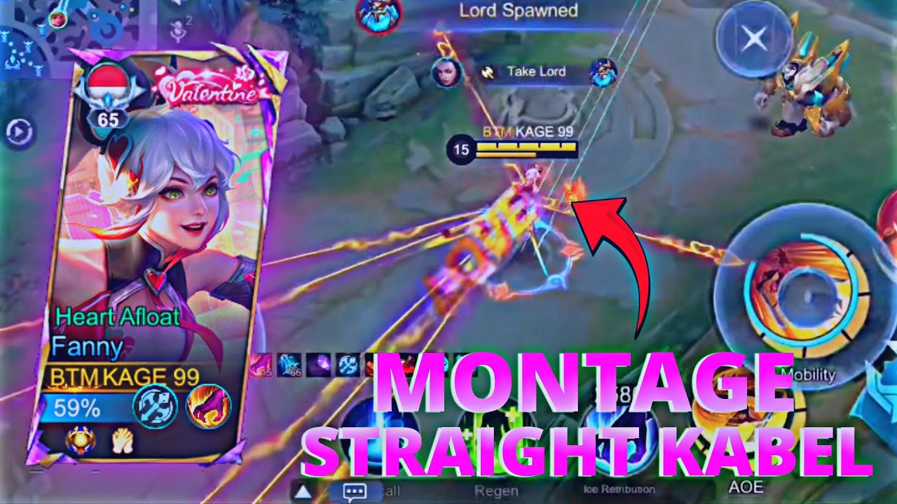 Fanny Montage Straight Cable Mobile Legends Youtube