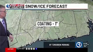 Technical Discussion: First Alert Weather Days for snow, an icy mix, also heavier rain