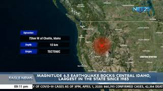 Magnitude 6.5 earthquake rocks Central Idaho, largest in the State since 1983