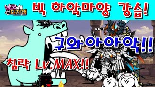 빅 하앜마양 강습 침략 Lv.MAX 가볍게 노템 클리어~ (냥코대전쟁)