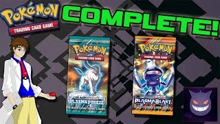 COMPLETE COLLECTION OF PLASMA FREEZE \u0026 PLASMA BLAST POKEMON CARDS!!