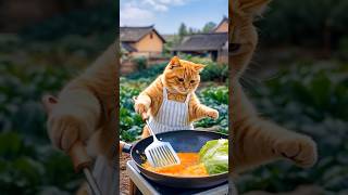 Bahut kaam h #animalchef #funny #music #memes #cartoon #cat #video #viralvideo