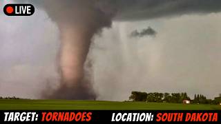 🔴 South Dakota Strong Tornado Threat - LIVE STORM CHASER