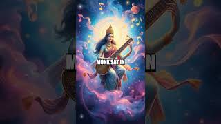 The Symbolic Dance of Saraswati and the Zen Monk: Harmonizing Wisdom and Inner Peace