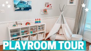 *NEW* PLAYROOM ORGANIZATION TOUR (Montessori & Minimalist Inspired for Independent Play!)