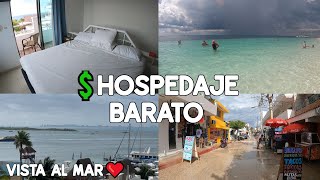 HOSPEDAJE CON VISTA AL MAR INCREIBLE EN ISLA MUJERES🤩A 1 MINUTO DE LA PLAYA🌊DICIEMBRE 2023