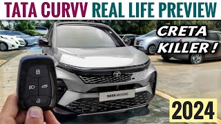 Tata Curvv 2024 Review - Interior \u0026 Features Revealed! | Tata Curvv 2024 Price in India | Curvv Tata