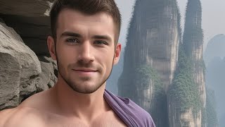 AI Male Models in Zhangjiajie, China | 4K AI Lookbook