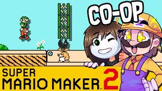 Wir tragen uns durch die Level ! | SUPER MARIO MAKER 2 Coop