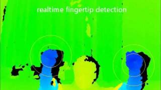 Microsoft kinect with Delphi -- realtime hand and fingertip detection (OpenKinect)
