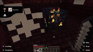 Minecraft into fire trophy