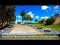 Punchbowl Crater | Waikiki to the National Memorial Cemetery of the Pacific 🌴 Hawaii 4K Driving