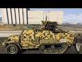 Half-track vs Anti-aircraft trailer - GTA Online