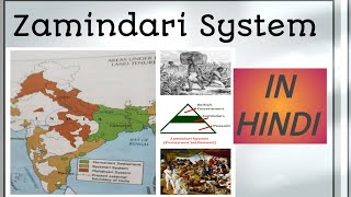 Zamindari System ( Land Revenue System In British India) ( HINDI )