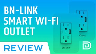 BN-LINK Electrical Outlet In-Wall Smart Wi-Fi Outlet w/ USB Port Review