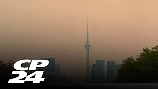 Smoky conditions in Toronto expected to get worse today before improving this weekend