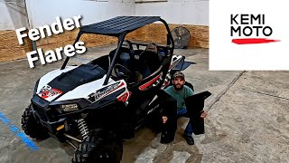 Polaris RZR S Fender Flares Kemimoto Install \u0026 Review