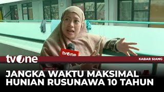 Wacana Pembatasan Masa Hunian Rusunawa | Kabar Siang tvOne