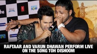 Raftaar and Varun Dhawan perform live on the song Toh Dishoom | Jacqueline Fernandez | Hindi Movie