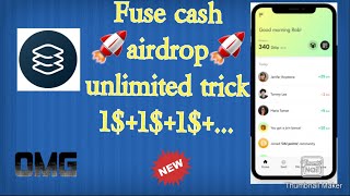 Fuse cash airdrop instant withdraw🚀|| 100$ instant profit airdrop 🚀|  biggest airdrop loot ||