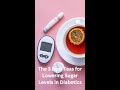 The 3 Best Teas for Lowering Sugar Levels in Diabetics #shorts