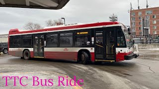 Toronto TTC Route 31 Greenwood - Another Really Short Bus Ride 12/29/2022