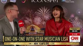 LISA’s exclusive interview with CNN ahead of her 30 minute performance at ICONSIAM Countdown