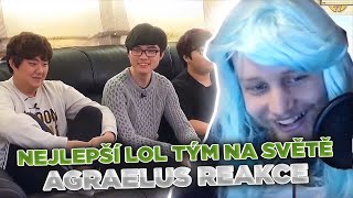 Agraelus reaguje na \