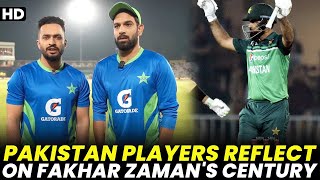 Pakistan Players Reflect on Fakhar Zaman's Epic Century | Pakistan vs New Zealand | PCB | M2B2A