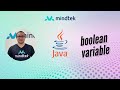 10. Java boolean variable