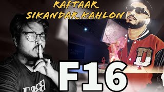 F16 REACTION- RAFTAAR X SIKANDAR KAHLON | HARD DRIVE VOL-1 EP
