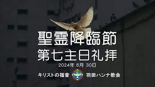 【日曜礼拝ライブ配信】2024年6月30日 聖霊降臨節第七主日礼拝 June 30, 2024 7th Sunday Worship after Pentecost