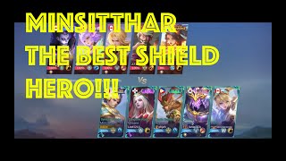 MLBB Road to Mythic!   Minsitthar the shield hero!!! GG!!!