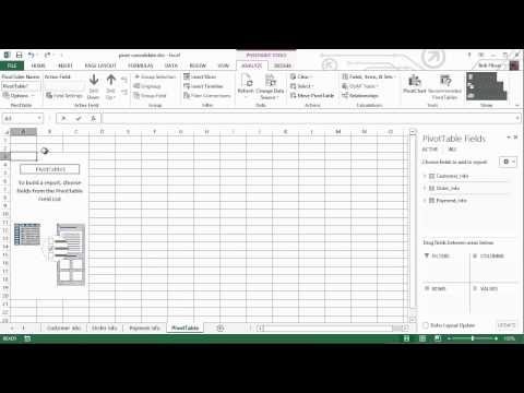 Advanced PivotTables: Combining Data from Multiple Sheets Advanced PivotTables: Combining Data from Multiple Sheets