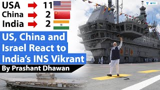 US Russia and Israel React to India's INS Vikrant | Geopolitics of India's Aircraft Carrier