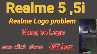 Realme 5 5i 5s hang on Logo problem done 💯% Realme 5i Realme logo solution UFI box