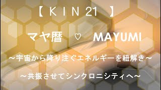 マヤ暦KIN21/KIN21の有名人/宇宙から惜しみなく降り注ぐエネルギーをイメージして共振しシンクロに出会えるチャンネル♡【西暦2021.1.4＝マヤ暦KIN21】毎朝6時あなたをニコやかにします