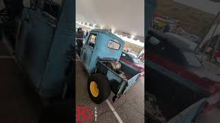 This 1951 Jeep Willys Custom Pickup Rat Rod SOLD For $22,000 At #barrettjackson, Scottsdale, AZ