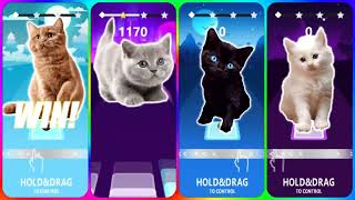 CUTE CATS IMAGINE DRAGONS BELIEVER - BLACKPINK - LADY GAGA BLOODY MARY - BELIEVER TILES HOP EDM RUSH