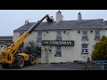 Coachman Inn demolition - Seaton