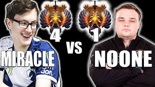 NOONE vs MIRACLE- Dota 2 BOSS Has Been KICK OUT Top 1 Replace by NOONE